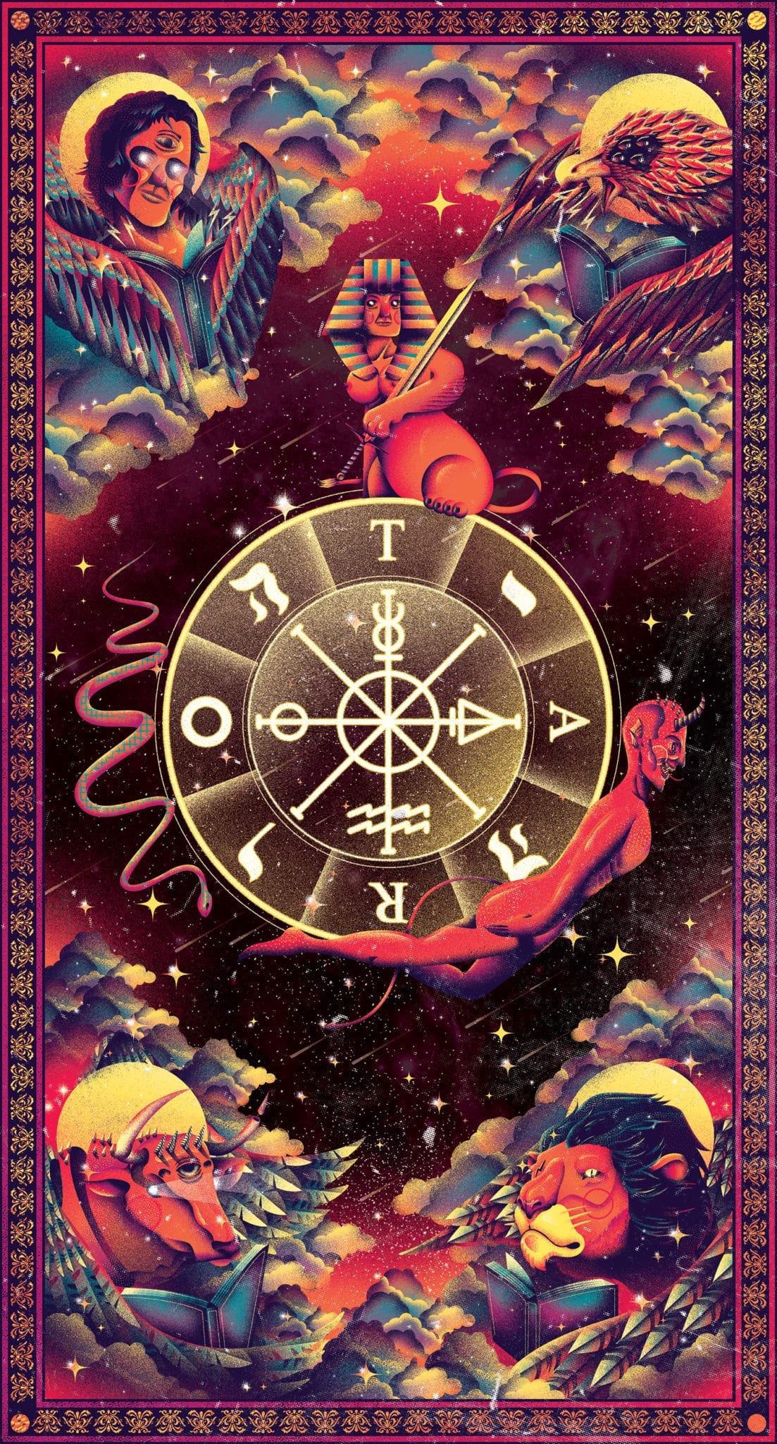Tarot Card Meanings Wheel Of Fortune